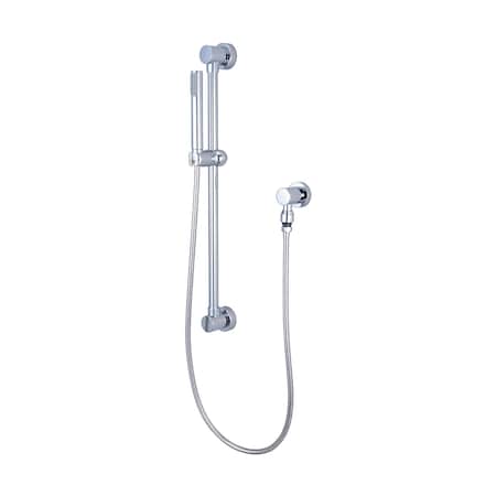 Pioneer Industries Handheld Shower Set, Wallmount, Polished Chrome 6MT400